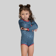 Laad de afbeelding in de Gallery-viewer, Image 08: Uv Line Baby Swimwear Macaquinho Baby Listras Upf50+