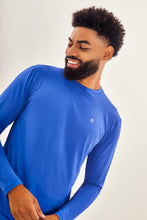 Laad de afbeelding in de Gallery-viewer, Image 04: Uv Line Rash Guard Longsleeve Uvpro Brasil Masc Cobalto Upf50+