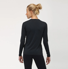 Laad de afbeelding in de Gallery-viewer, Model Back: Uv Line Rash Guard Uvpro Br Ml Preto Fem