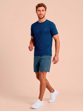 Laad de afbeelding in de Gallery-viewer, Image 02: Uv Line T-Shirt For Men T-Shirt Uvpro Masc Cobalt Upf50+