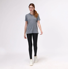 Laad de afbeelding in de Gallery-viewer, Model Front: Uv Line Fitness Top Sport Fit Mescla Fem