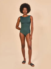 Laad de afbeelding in de Gallery-viewer, Image 02: Uv Line One-Piece Mirela Green Cactus Black Upf50+