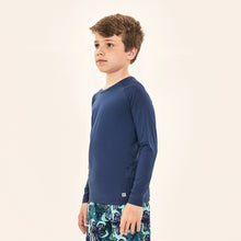 Laad de afbeelding in de Gallery-viewer, Image 02: Uv Line Rash Guard Acqua Qr Code Marinho Upf50+