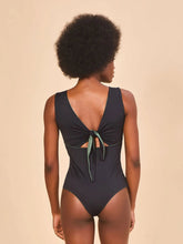 Laad de afbeelding in de Gallery-viewer, Image 05: Uv Line One-Piece Mirela Green Cactus Black Upf50+