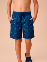 Laad de afbeelding in de Gallery-viewer, Gallery: Uv Line Boy's Swimwear Shorts Acqua Kids Pirates Fun Upf50+