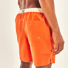 Laad de afbeelding in de Gallery-viewer, Image 05: Uv Line Short For Men / Bermuda Shorts Boxer Orange Upf50+