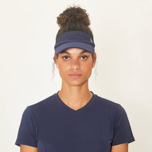 Laad de afbeelding in de Gallery-viewer, Image 06: Uv Line Visor Visor Athletic Dry Fem Navy Blue Upf50+
