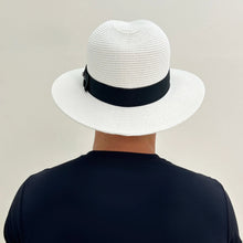 Laad de afbeelding in de Gallery-viewer, Image 07: Uv Line Panama Hat Hat Shanghai Imp Uni White Black Upf50+