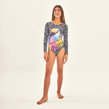 Laad de afbeelding in de Gallery-viewer, Image 05: Uv Line Girl's One-Piece Swimsuit Girl Tucano Upf50+