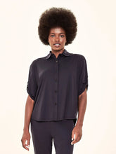 Laad de afbeelding in de Gallery-viewer, Gallery: Uv Line Shirtdress Shirt Copa Black Upf50+