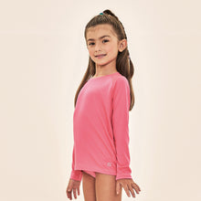 Laad de afbeelding in de Gallery-viewer, Image 02: Uv Line Rash Guard Acqua Qr Code Chiclete Fluor Upf50+