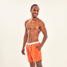 Laad de afbeelding in de Gallery-viewer, Image 03: Uv Line Short For Men / Bermuda Shorts Boxer Orange Upf50+