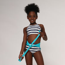 Laad de afbeelding in de Gallery-viewer, Image 04: Uv Line Girl's Two-Piece Bikini Set Listras Upf50+