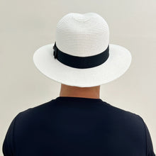 Laad de afbeelding in de Gallery-viewer, Image 07: Uv Line Panama Hat Chapeu Shanghai Imp Uni Branco/Preto
