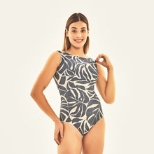 Laad de afbeelding in de Gallery-viewer, Model Front: Uv Line One-Piece Mirela Costela Aco Upf50+