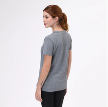 Laad de afbeelding in de Gallery-viewer, Model Back: Uv Line Fitness Top Sport Fit Mescla Fem