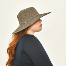 Laad de afbeelding in de Gallery-viewer, Model Back: Uv Line Floppy Hat Hat Jurere Imp Fem Mescla Upf50+
