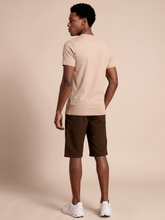 Laad de afbeelding in de Gallery-viewer, Model Back: Uv Line T-Shirt For Men T-Shirt New Fit Masc Sand Upf50+

