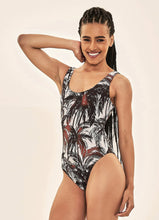 Laad de afbeelding in de Gallery-viewer, Image 03: Uv Line One-Piece Swimsuit Coqueiros Bege Upf50+
