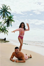 Laad de afbeelding in de Gallery-viewer, Image 08: Uv Line Short For Men / Bermuda Shorts Boxer Rose Upf50+
