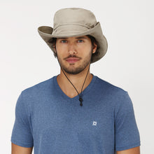 Laad de afbeelding in de Gallery-viewer, Image 02: Uv Line Floppy Hat Safari Kaki Upf50+
