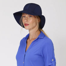 Laad de afbeelding in de Gallery-viewer, Image 03: Uv Line Floppy Hat San Remo Fpu50+ Hat Navy Blue Uv
