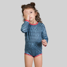 Laad de afbeelding in de Gallery-viewer, Image 10: Uv Line Baby Swimwear Macaquinho Baby Listras Upf50+
