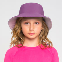 Laad de afbeelding in de Gallery-viewer, Image 02: Uv Line Floppy Hat Hat California Inf Baby Raspberry Upf50+
