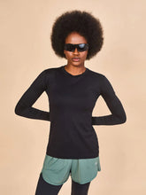 Laad de afbeelding in de Gallery-viewer, Gallery: Uv Line Rash Guard Longsleeve Fem Skin Infratherm Preto Upf50+
