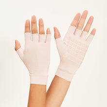 Laad de afbeelding in de Gallery-viewer, Image 02: Uv Line Glove Short Gloves Anti-Aging Uni Nude Upf50+
