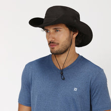 Laad de afbeelding in de Gallery-viewer, Image 02: Uv Line Floppy Hat Safari Preto Upf50+
