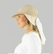Laad de afbeelding in de Gallery-viewer, Image 02: Uv Line Floppy Hat San Remo Areia Offwhite Upf50+

