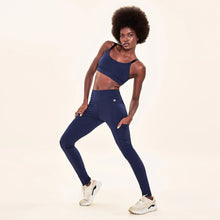 Laad de afbeelding in de Gallery-viewer, Image 06: Uv Line Fitness Bottom Legging Fit Aspen Navy Blue Upf50+
