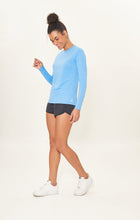 Laad de afbeelding in de Gallery-viewer, Image 02: Uv Line Rash Guard Camiseta Uv X Pro Ml Azul Claro Upf50+
