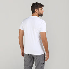 Laad de afbeelding in de Gallery-viewer, Model Back: Uv Line Fitness Top Sport Fit Mas Branco Upf50+
