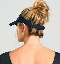 Laad de afbeelding in de Gallery-viewer, Image 08: Uv Line Visor Visor Athletic Dry Fem Navy Blue Upf50+
