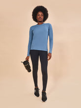 Laad de afbeelding in de Gallery-viewer, Image 04: Uv Line Rash Guard Longsleeve Uvpro Indigo Upf50+
