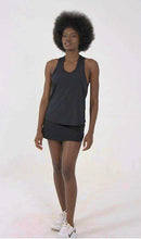 Laad de afbeelding in de Gallery-viewer, Product Front: Uv Line Fitness Top Regata Sport Color Fem Preto Upf50+
