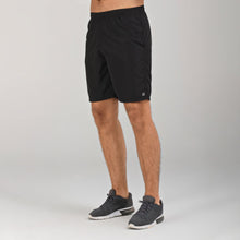 Laad de afbeelding in de Gallery-viewer, Model Front: Uv Line Short For Men / Bermuda Shorts New Fit Br Masc Black Upf50+
