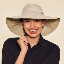 Laad de afbeelding in de Gallery-viewer, Image 04: Uv Line Floppy Hat San Diego Areia Kaki Upf50+
