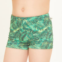 Laad de afbeelding in de Gallery-viewer, Image 04: Uv Line Boy's Swimwear Swim Trunks Kids Leaves Upf50+
