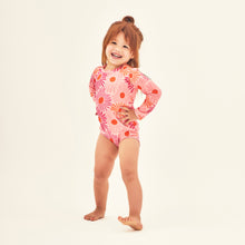 Laad de afbeelding in de Gallery-viewer, Image 02: Uv Line Baby Swimwear Baby Solar Rose Upf50+
