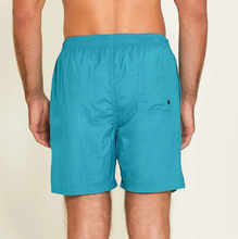 Laad de afbeelding in de Gallery-viewer, Model Back: Uv Line Short For Men / Bermuda Short Lucca Petroleo Upf50+

