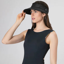 Laad de afbeelding in de Gallery-viewer, Model Front: Uv Line Visor Visor Leblon Black Upf50+
