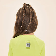 Laad de afbeelding in de Gallery-viewer, Image 04: Uv Line Rash Guard Acqua Qr Code Amarelo Fluor Upf50+
