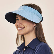 Laad de afbeelding in de Gallery-viewer, Image 06: Uv Line Visor Visor Bali Fem Navy Light Blue Upf50+
