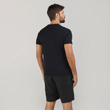 Laad de afbeelding in de Gallery-viewer, Model Back: Uv Line Fitness Top Sport Fit Mas Preto Upf50+
