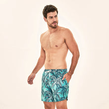 Laad de afbeelding in de Gallery-viewer, Image 02: Uv Line Swim Shorts Short Acqua Coqueiros Turquesa Upf50+

