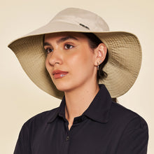 Laad de afbeelding in de Gallery-viewer, Image 02: Uv Line Floppy Hat San Diego Areia Kaki Upf50+
