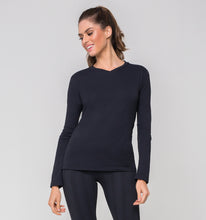 Laad de afbeelding in de Gallery-viewer, Image 02: Uv Line Fitness Top Sport Fit Preto Fem
